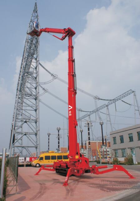 國產51米曲臂式履帶蜘蛛車
